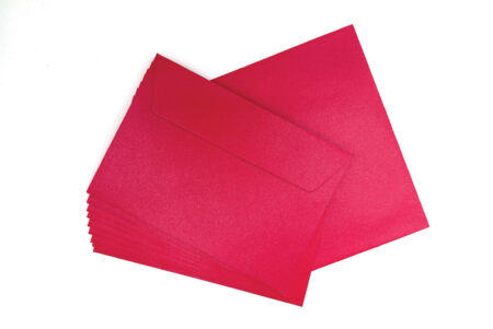 Envelopes - Shimmer Red - C6 (Pack of 10)