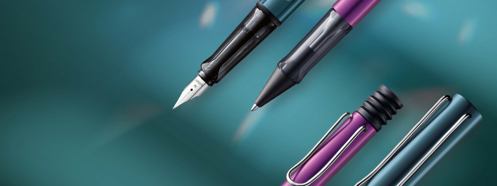 Lamy Special Edition Petrol and Lilac Category Banner