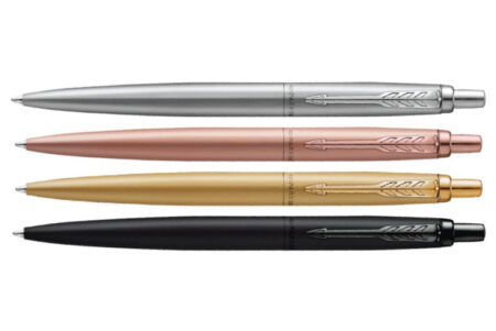 Parker Jotter XL Monochrome Ballpoint Pen All Four Colours In A Row