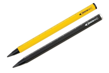 Troika Construction Endless Pencils in Yellow and Black Colourways