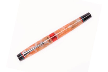 Opus 88 Minty Fountain Pen - Orange with closed cap