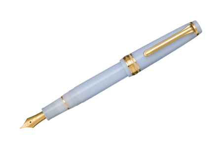 Sailor Pro Gear Slim Fountain Pen - Fairy Tale Shikiori Grateful Crane Light Blue