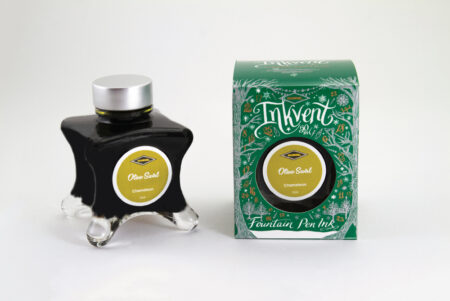 Diamine Inkvent Fountain Pen Ink - Green Edition - Olive Swirl (Chameleon)