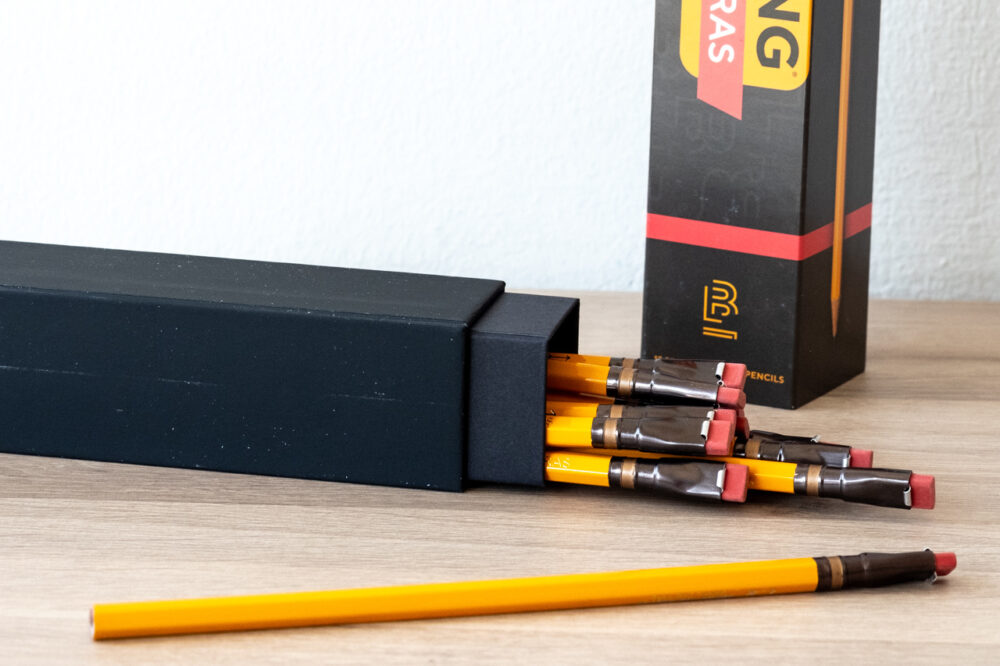 Blackwing Eras Pencils - 2023 Edition displayed on table
