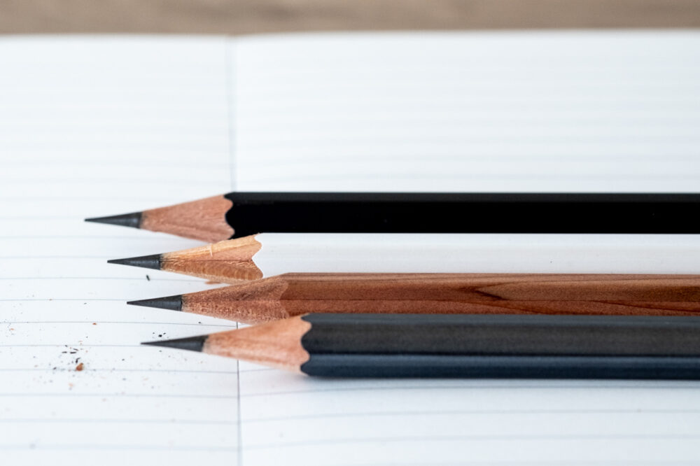 sharpened set of Blackwing pencils