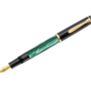 Pelikan M200 Fountain Pen - Green-Marbled Posted