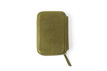 Endless Companion Leather Pen Pouch - Green back