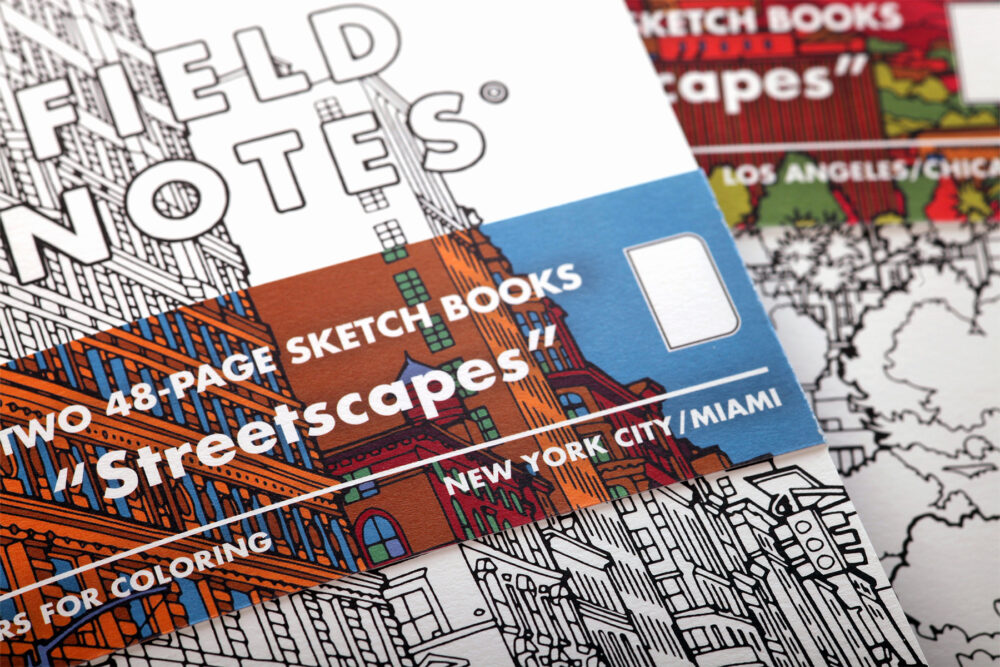 Field Notes - Streetscapes covers close up