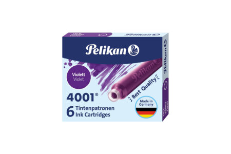 Pelikan Fountain Pen Ink Cartridges Box Violet