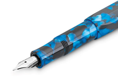 Kaweco ART Sport Fountain Pen - Pebble Blue close up of nib