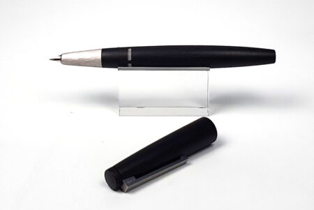 Lamy 2000 Fountain Pen - Black Makrolon - Fine (Pre Loved) uncapped