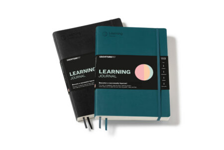 Leuchtturm Learning Journal in both colours black and pacific green