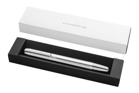Pelikan Pura P40 Fountain Pen Silver in Packaging Gift Box