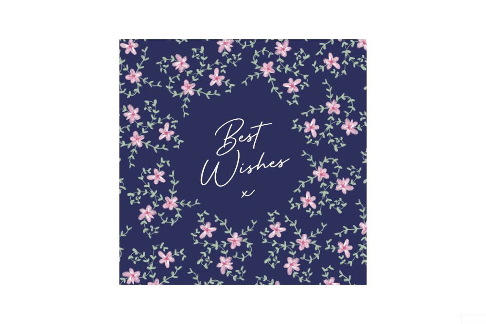 Flowermill Greetings Card - Best Wishes