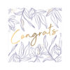 Flowermill Greetings Card - Congrats